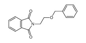 2-(2-(benzyloxy)ethyl)isoindoline-1,3-dione Structure
