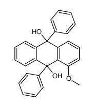 1-methoxy-9,10-diphenyl-9,10-dihydroanthracene-9,10-diol Structure