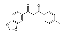 1-(1,3-benzodioxol-5-yl)-3-(4-methylphenyl)propane-1,3-dione Structure