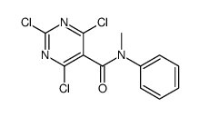 2,4,6-trichloro-N-methyl-N-phenylpyrimidine-5-carboxamide Structure