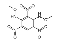 1-N,3-N-dimethoxy-2,4,6-trinitrobenzene-1,3-diamine结构式