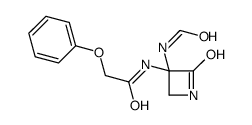 N-(3-formamido-2-oxoazetidin-3-yl)-2-phenoxyacetamide Structure