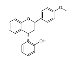 4'-methoxy-4β-(2-hydroxyphenyl)flavan Structure