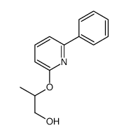 2-(6-phenylpyridin-2-yl)oxypropan-1-ol Structure