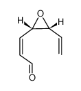 4,5-cis-epoxy-2(Z),6-heptadienal Structure