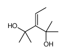 3-ethylidene-2,4-dimethylpentane-2,4-diol结构式