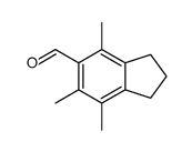 4,6,7-trimethyl-2,3-dihydro-1H-indene-5-carbaldehyde Structure