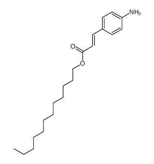 dodecyl 3-(4-aminophenyl)prop-2-enoate Structure