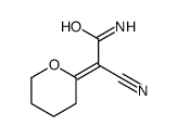 2-cyano-2-(oxan-2-ylidene)acetamide Structure