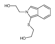 2-[1-(2-hydroxyethylsulfanyl)isoindol-2-yl]ethanol Structure