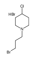 1-(3-bromopropyl)-4-chloropiperidine,hydrobromide结构式