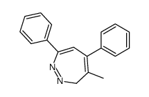 4-methyl-5,7-diphenyl-3H-diazepine Structure