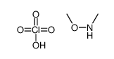 N-methoxymethanamine,perchloric acid Structure