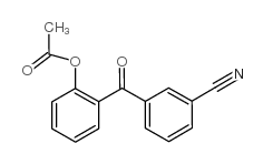 2-ACETOXY-3'-CYANOBENZOPHENONE structure