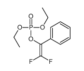 (2,2-difluoro-1-phenylethenyl) diethyl phosphate结构式