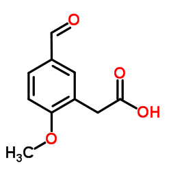 (5-Formyl-2-methoxyphenyl)acetic acid结构式