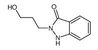 2-(3-hydroxypropyl)-1H-indazol-3-one结构式