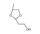 2-[(2R,4R)-4-methyl-1,3-dioxolan-2-yl]ethanol Structure