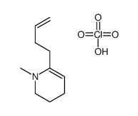 6-but-3-enyl-1-methyl-3,4-dihydro-2H-pyridine,perchloric acid Structure