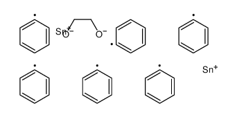 triphenyl(2-triphenylstannyloxyethoxy)stannane结构式