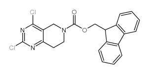 N-Fmoc-2,4-二氯-5,6,8-三氢吡啶并[3,4-d]嘧啶结构式