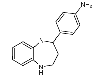 4-(2,3,4,5-tetrahydro-1H-1,5-benzodiazepin-4-yl)aniline Structure
