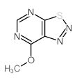 5-methoxy-9-thia-2,4,7,8-tetrazabicyclo[4.3.0]nona-1,3,5,7-tetraene结构式