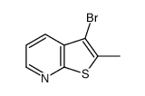 3-Bromo-2-methylthieno[2,3-b]pyridine结构式