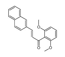 1-(2,6-dimethoxyphenyl)-3-naphthalen-2-ylprop-2-en-1-one结构式