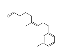 6-methyl-9-(3-methylphenyl)non-6-en-2-one Structure