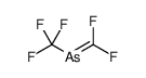 difluoromethylidene(trifluoromethyl)arsane Structure