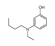 3-[butyl(ethyl)amino]phenol Structure