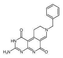 3-amino-8-benzyl-1-oxo-9,10-dihydro-2H-pyrimido<4,5-c><2,7>naphthyridin-6(8H)-one结构式