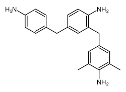 4-[(4-aminophenyl)methyl]-2-[(4-amino-3,5-xylyl)methyl]aniline结构式
