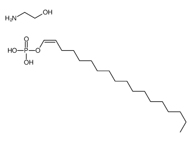 2-aminoethanol,[(E)-octadec-1-enyl] dihydrogen phosphate Structure