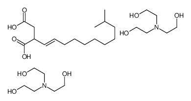 isododecenylsuccinic acid, compound with 2,2',2''-nitrilotriethanol (1:2) Structure