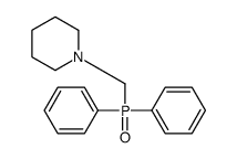 1-(diphenylphosphorylmethyl)piperidine Structure