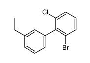 2-BROMO-6-CHLORO-3'-ETHYLBIPHENYL结构式