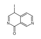 4-碘-2,7-萘啶-1(2H)-酮结构式