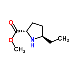 Methyl (5R)-5-ethyl-L-prolinate结构式