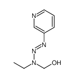 [ethyl-(pyridin-3-yldiazenyl)amino]methanol结构式