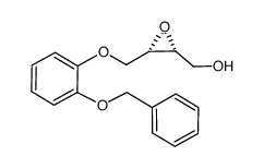 (2S,3S)-4-(2-benzyloxyphenoxy)-2,3-epoxybutan-1-ol Structure