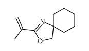 2-isopropenyl-3-oxa-1-aza-spiro[4.5]dec-1-ene结构式