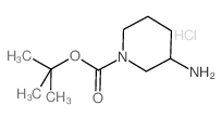 (+/-)-3-AMINO-1-N-BOC-PIPERIDINE-citrate Structure
