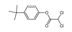 dichloro-acetic acid-(4-tert-butyl-phenyl ester)结构式