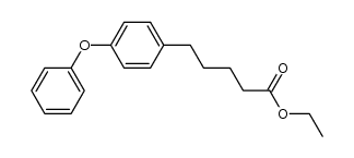 ethyl 5-(4-phenoxyphenyl)pentanoate Structure