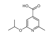 2-isopropoxy-6-methylisonicotinic acid Structure