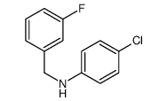 4-Chloro-N-(3-fluorobenzyl)aniline structure