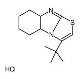 1-tert-butyl-4a,5,6,7,8,8a-hexahydro-[1,3]thiazolo[3,2-a]benzimidazole,hydrochloride结构式