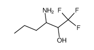 3-amino-1,1,1-trifluorohexan-2-ol结构式